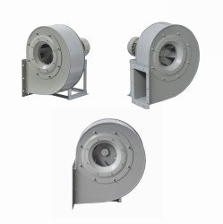 Ventilatoren für staubhaltige Luft vermischt mit Späne