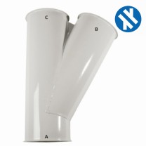 Abzweig-BSBP-45-NW140-125-125-t-2mm Abzweig-BSBP-45-NW140-125-125-t-2mm