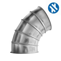 Bogen-SSBE-NW120-60°-Edelstahl-Segment Bogen-SSBE-NW120-60°-Edelstahl-Segment