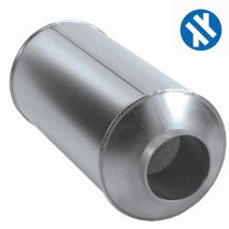 Schalldämpfer-GASI-NW180-0,5m-verzinkt