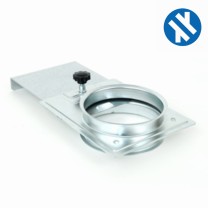 Handschieber-NW150-einfach-verzinkt Handschieber-NW150-einfach-verzinkt