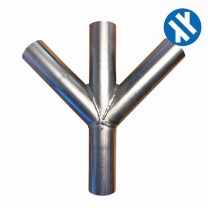 Doppelabzweig 45° STBD glatt verzinkt