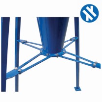 Cyclone-Stützen Typ CYST-065, acier laqué Cyclone-Stützen Typ CYST-065, acier laqué