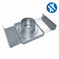 Handschieber HSDH mit Dichtung Stutzen glatt verzinkt Handschieber HSDH mit Dichtung Stutzen glatt verzinkt