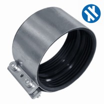 Buiskupplung PICS 65mm lang met ableitfähigem EPDM, Edelstah